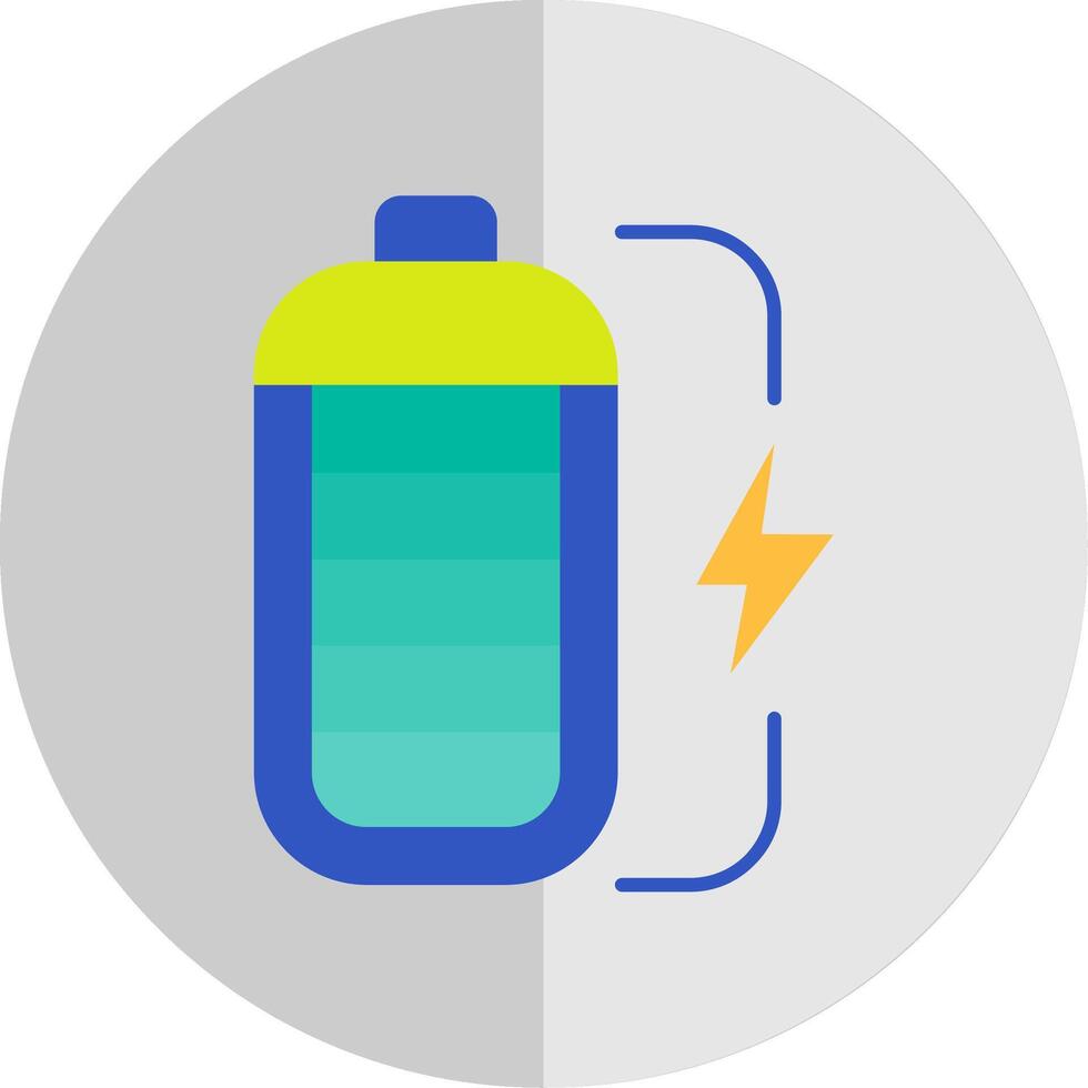 Battery Flat Scale Icon vector