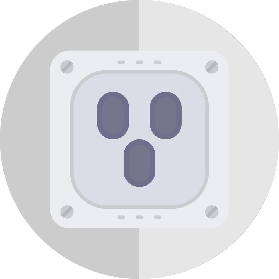 Outlet Flat Scale Icon vector