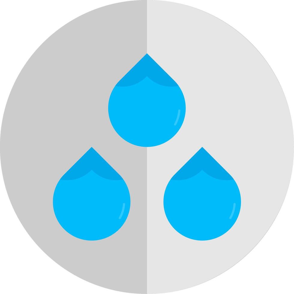 Wet Flat Scale Icon vector