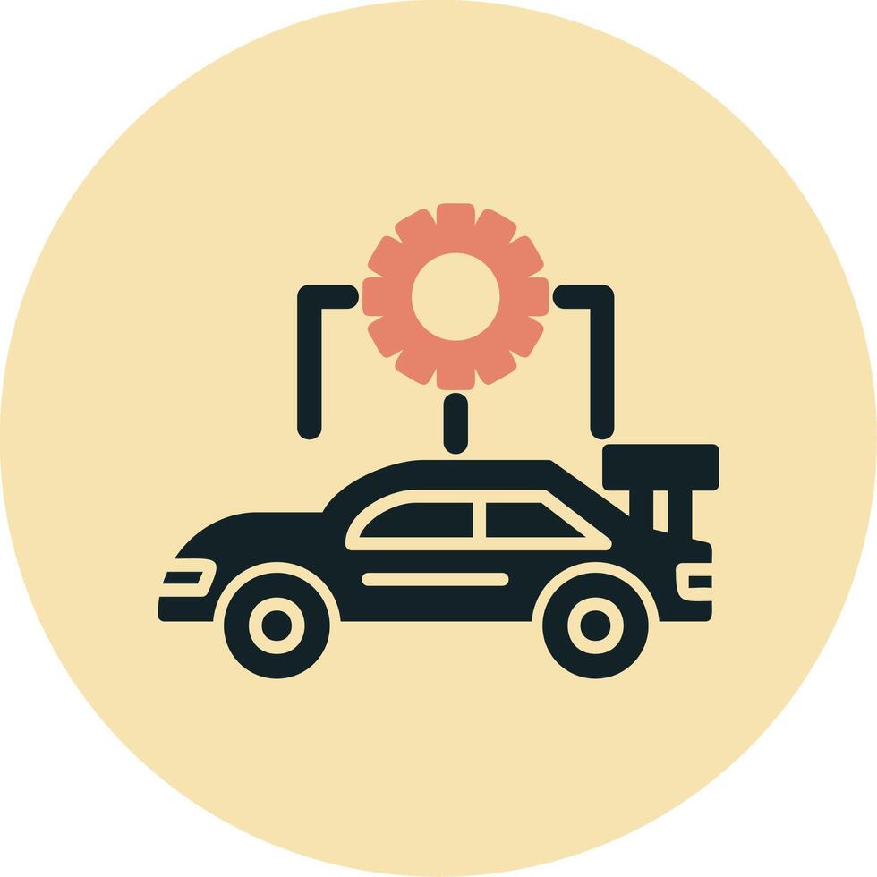 Car Configuration Vector Icon