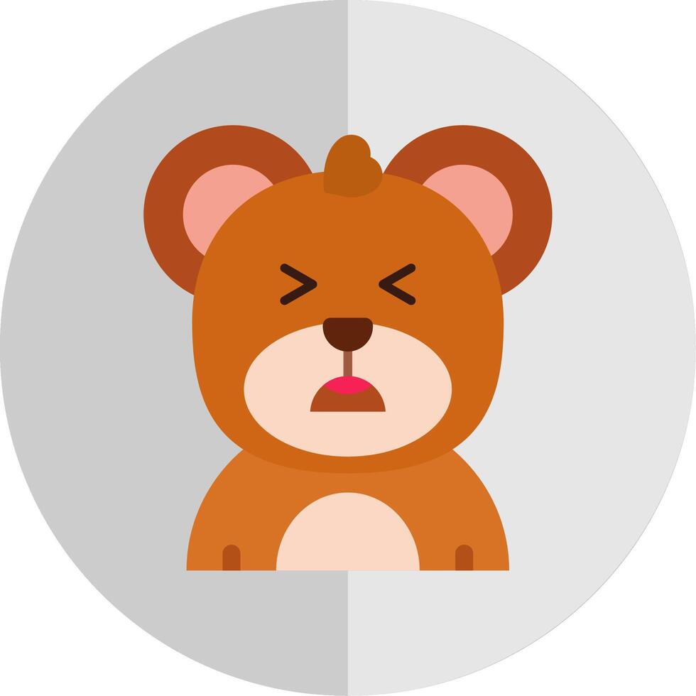 Anguish Flat Scale Icon vector