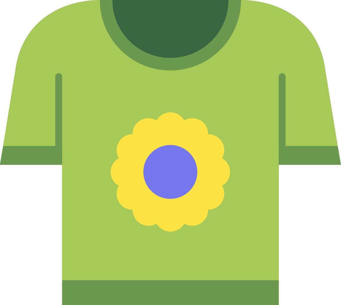 T shirt Flat Scale Icon vector