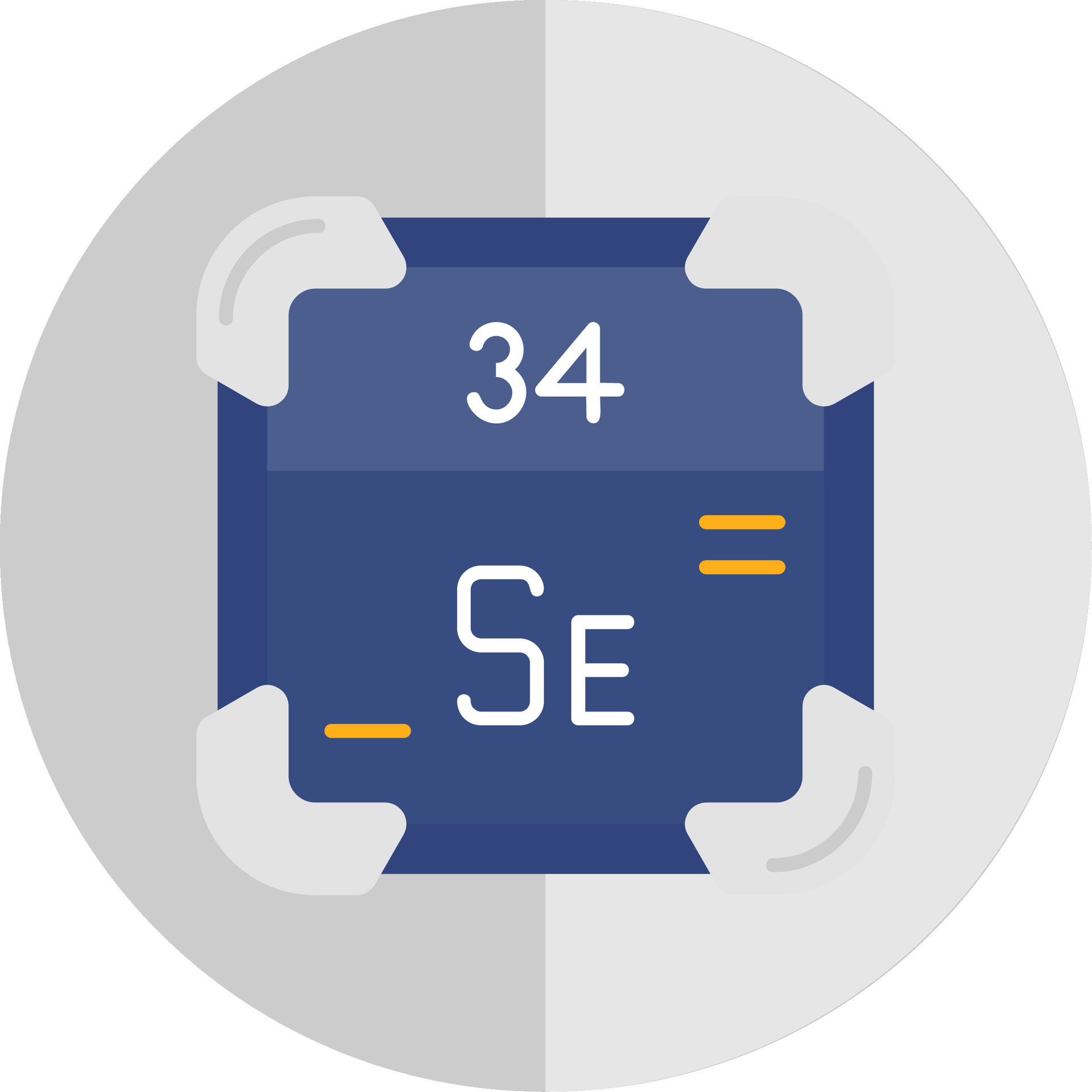 Selenium Flat Scale Icon 38762586 Vector Art at Vecteezy