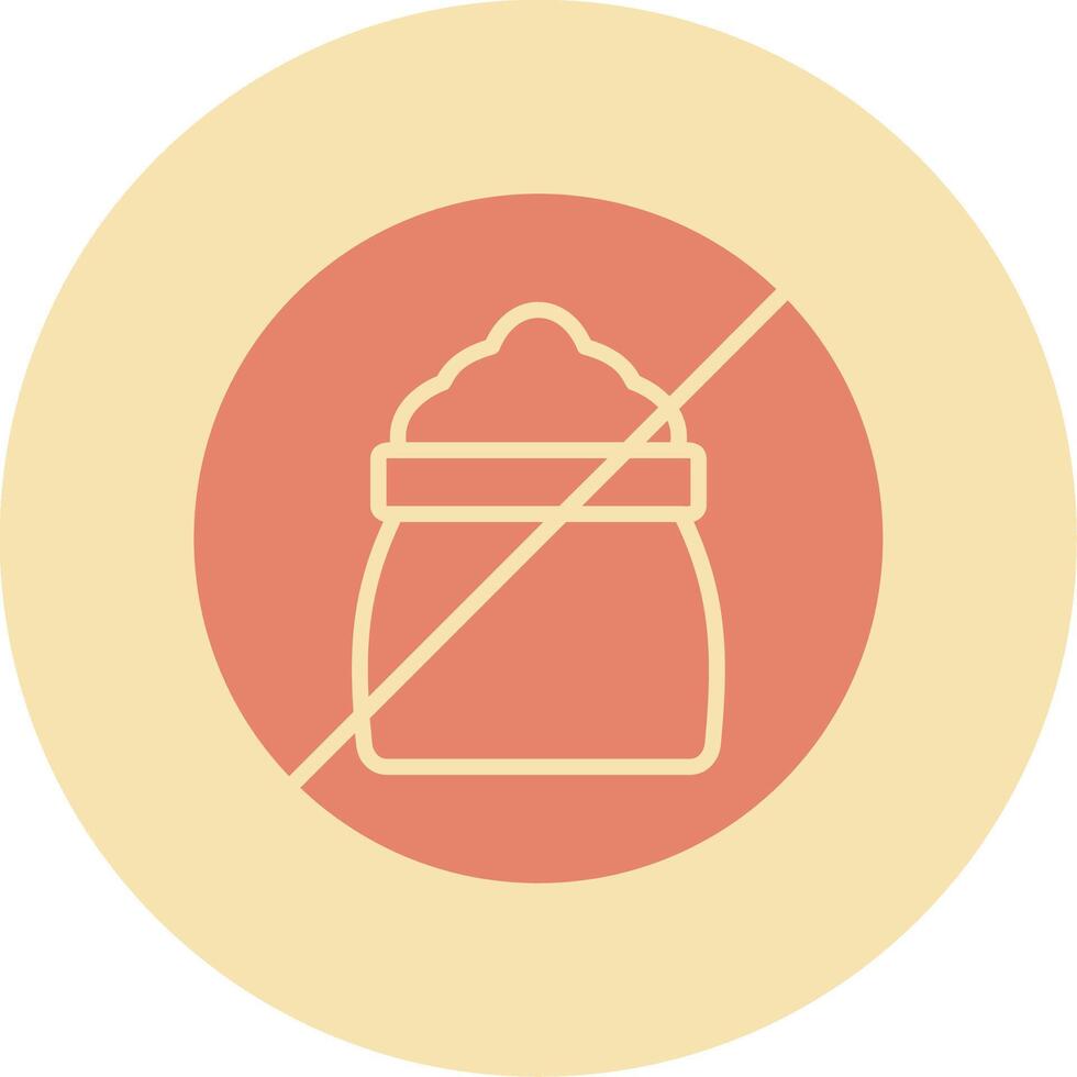 No Sugar Vector Icon