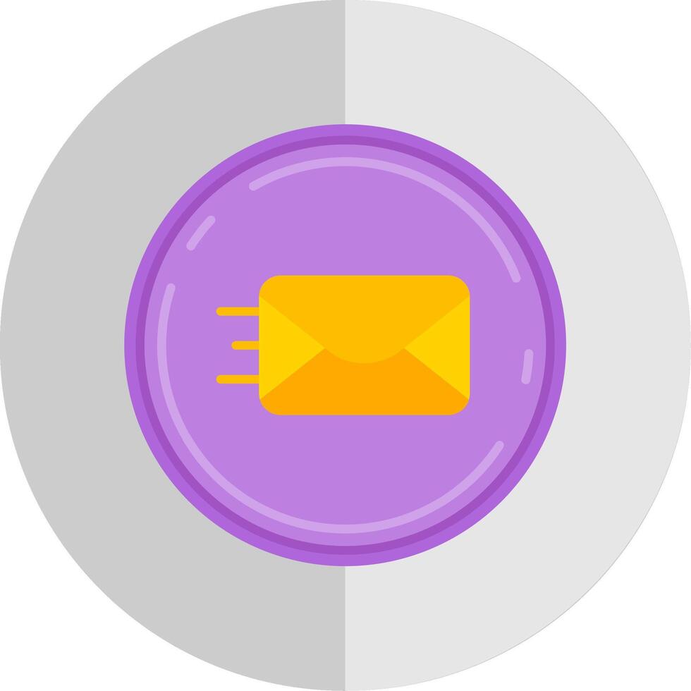 Send Flat Scale Icon vector