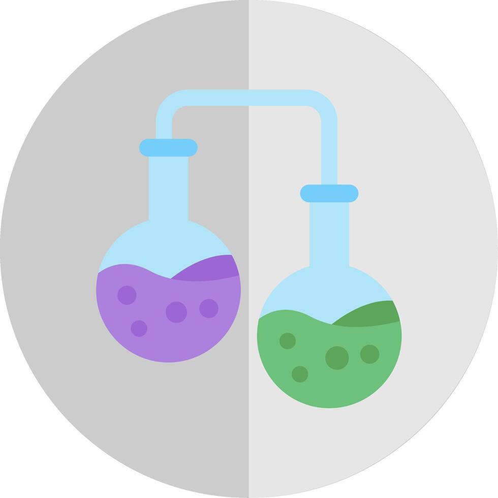 Experiment Flat Scale Icon vector
