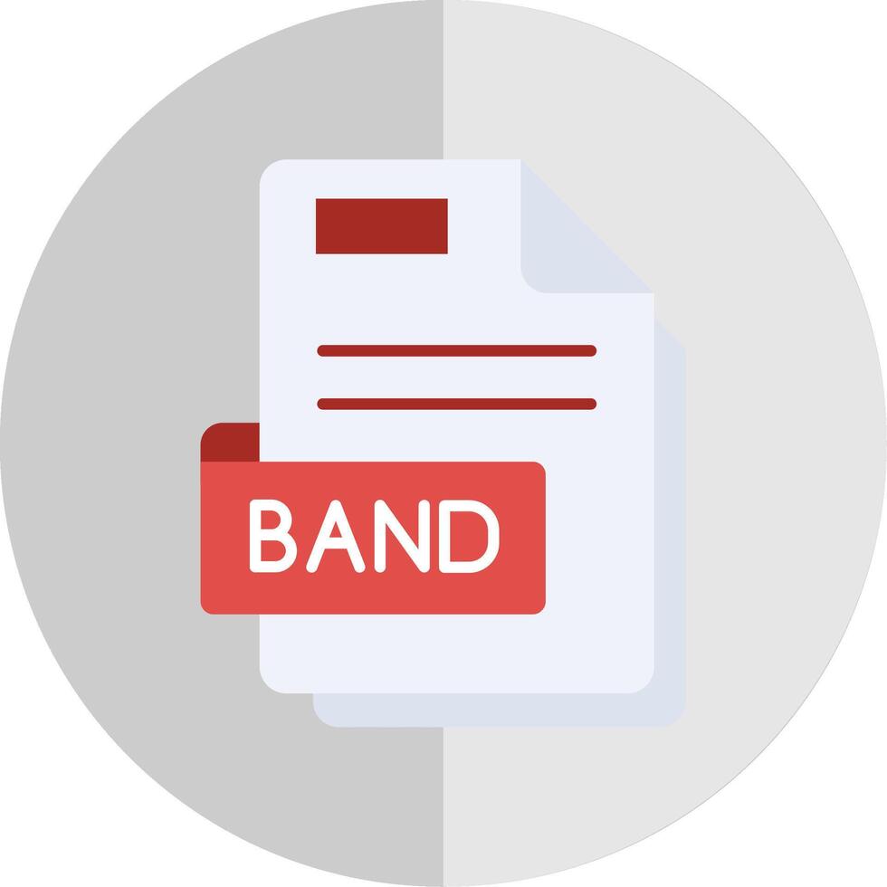 Band Flat Scale Icon vector