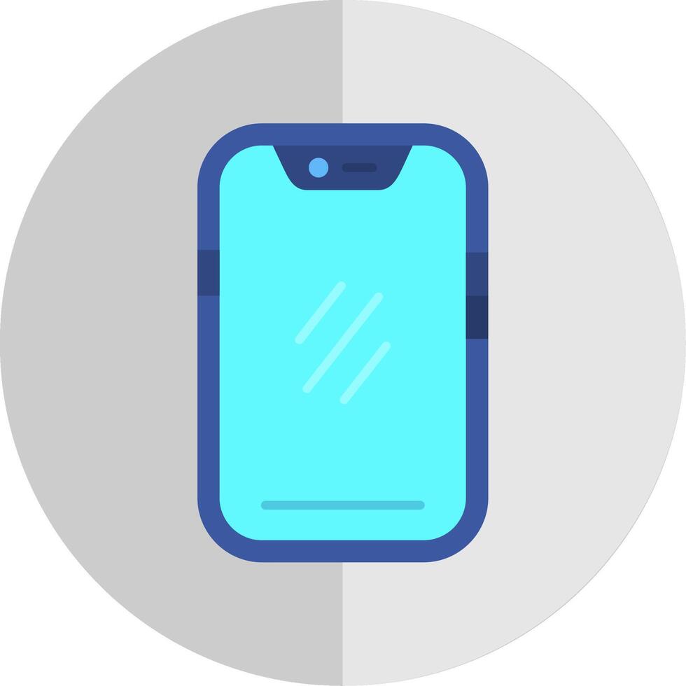 Smartphone Flat Scale Icon vector