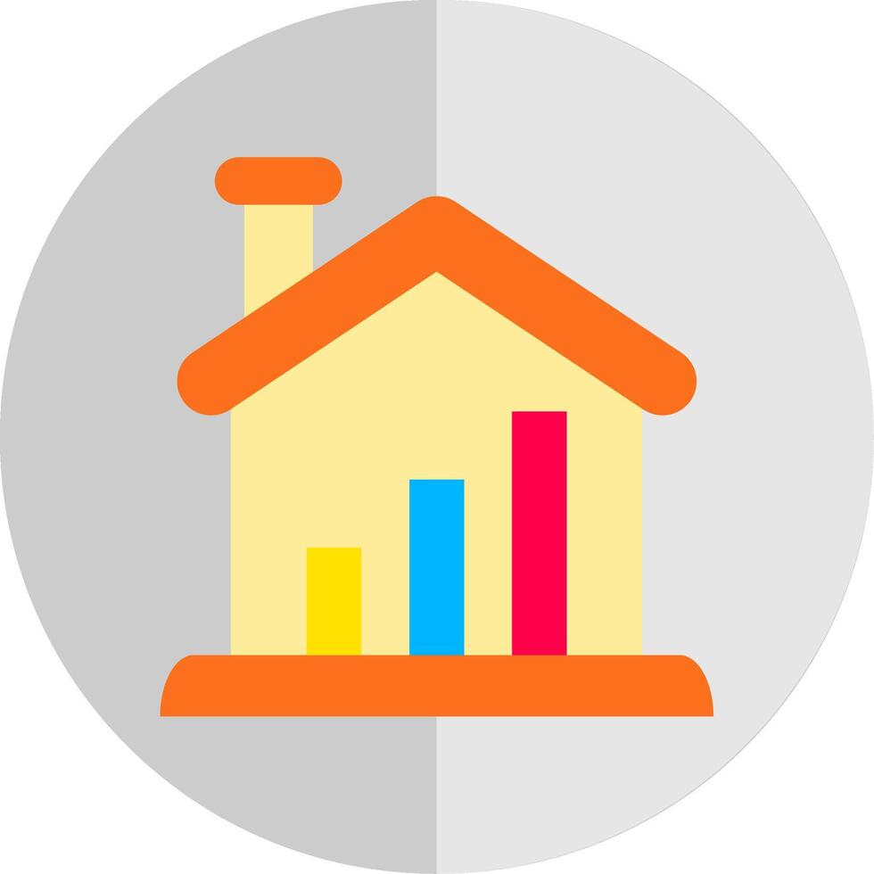 Home Flat Scale Icon vector