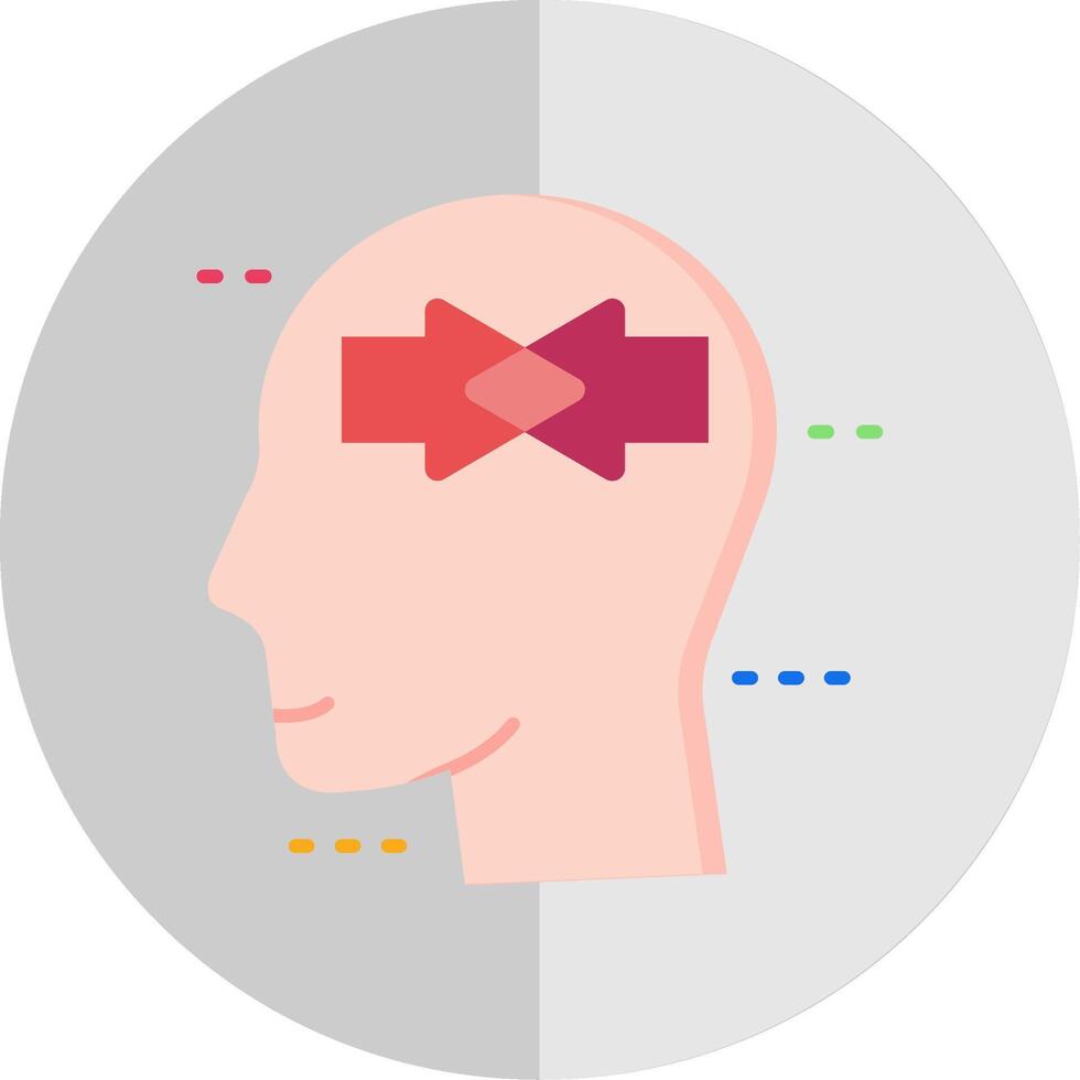 Conflict Flat Scale Icon vector