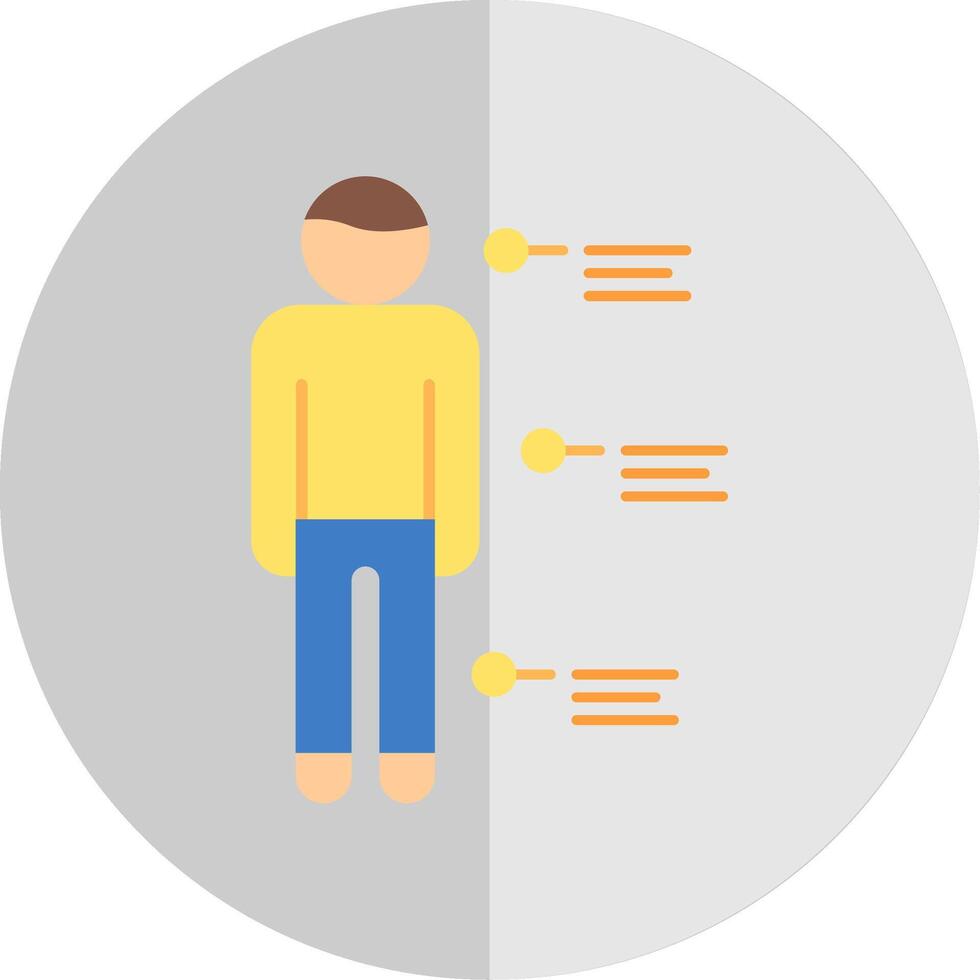 Person Flat Scale Icon vector