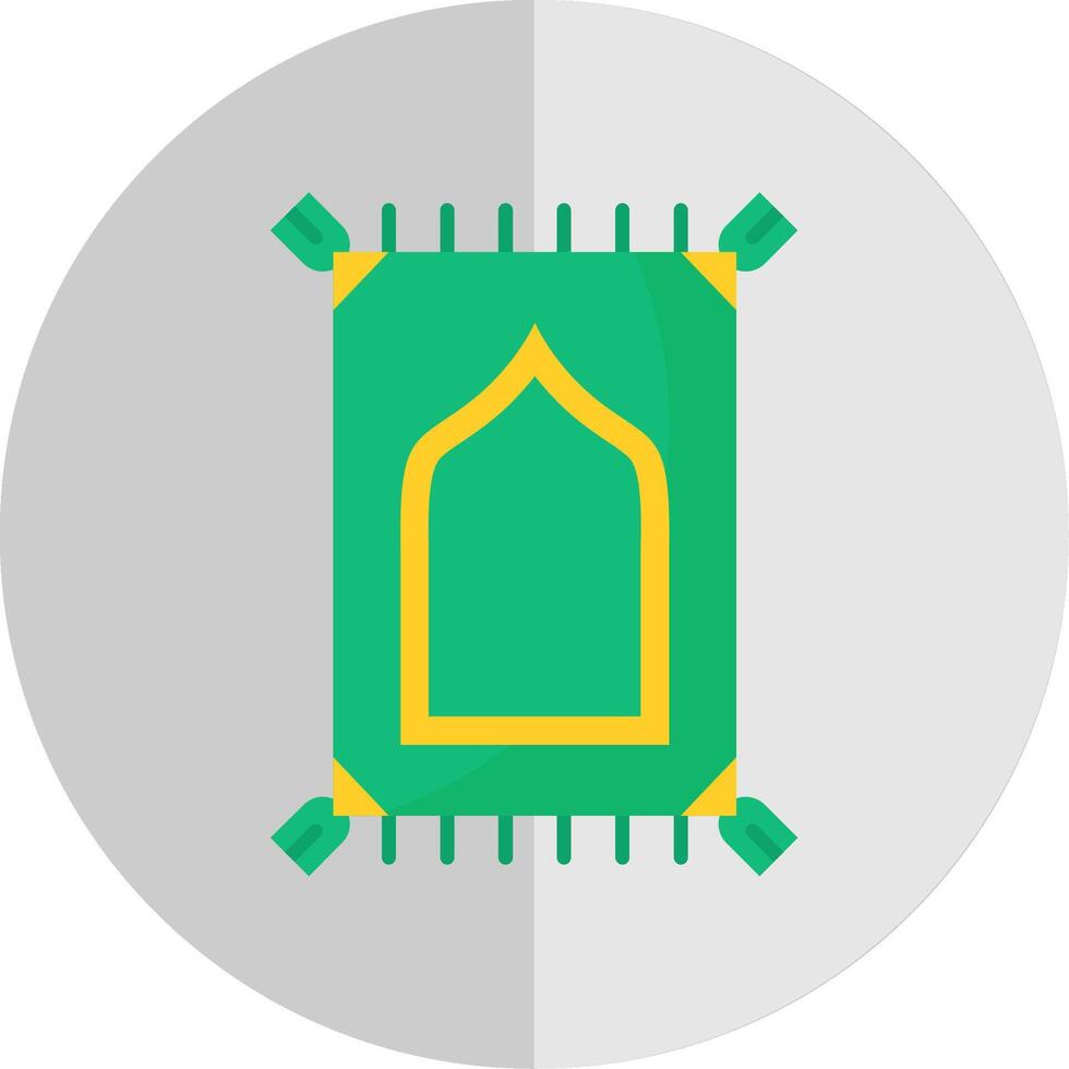 Prayer mate Flat Scale Icon vector