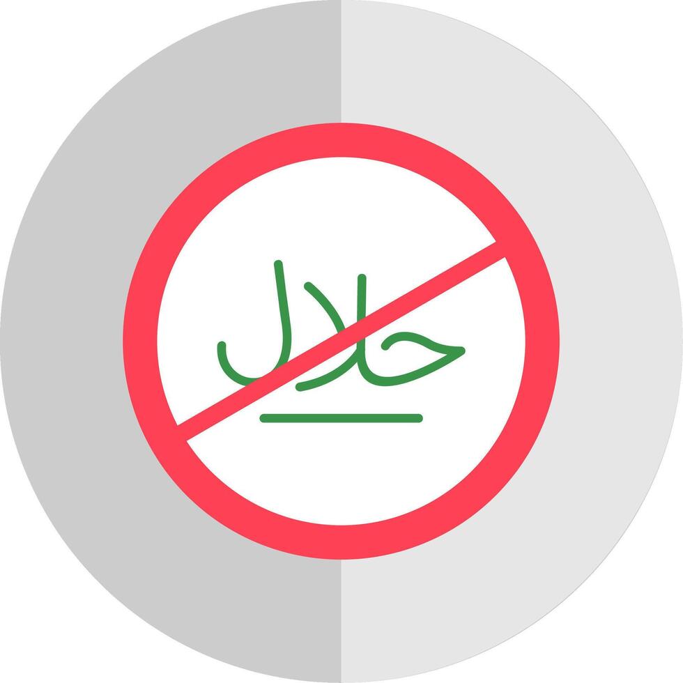 No Flat Scale Icon vector