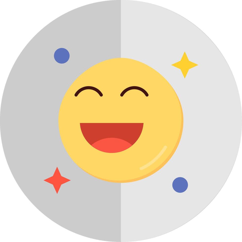 Happy Flat Scale Icon vector