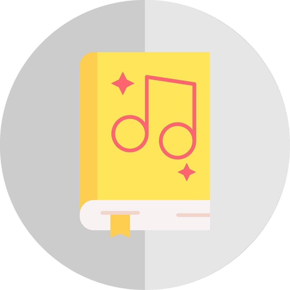 música plano escala icono vector