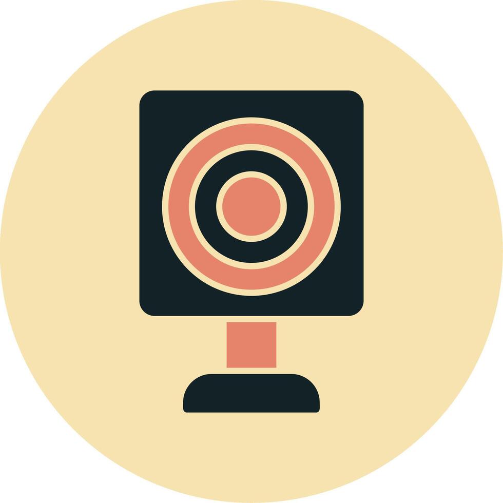 Military Target Vector Icon