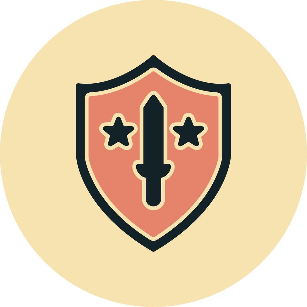Military Shield Vector Icon
