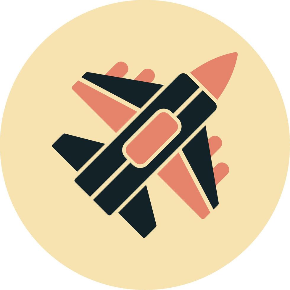 Jet Fighter Vector Icon