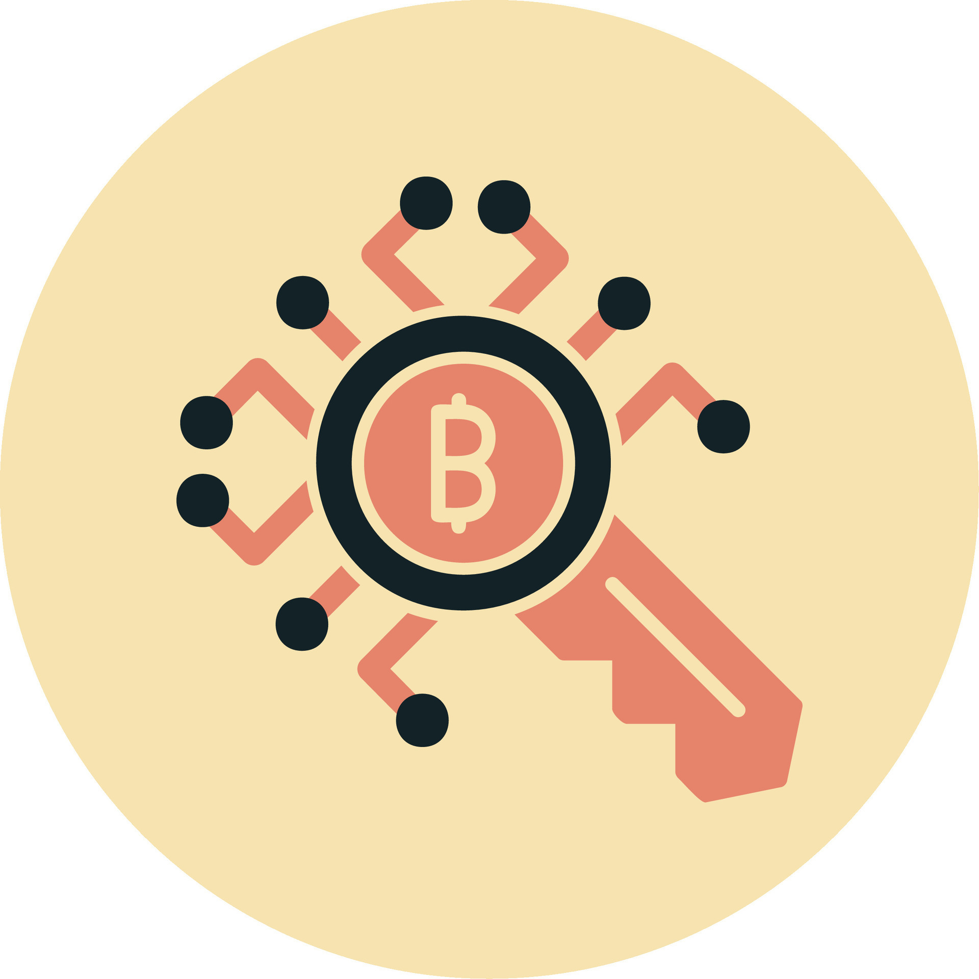 Encryption Key Vector Icon 38764006 Vector Art at Vecteezy