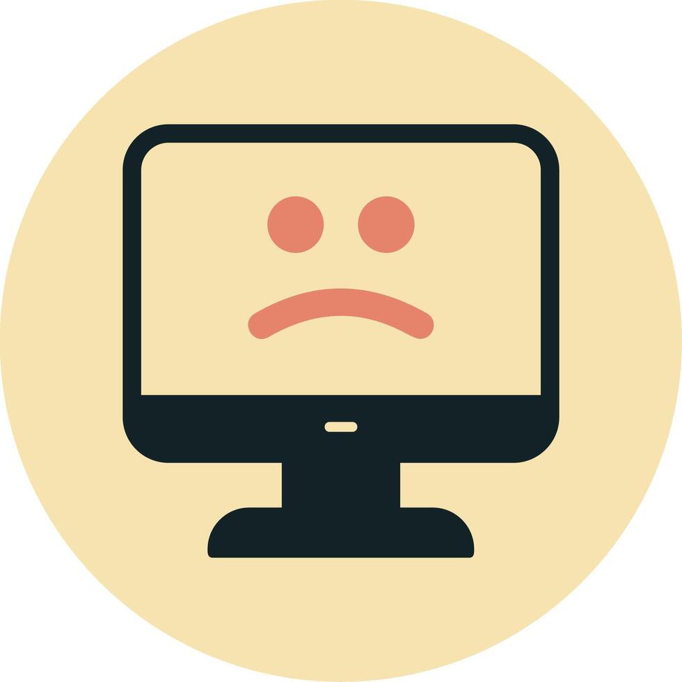 Blue Screen Vector Icon
