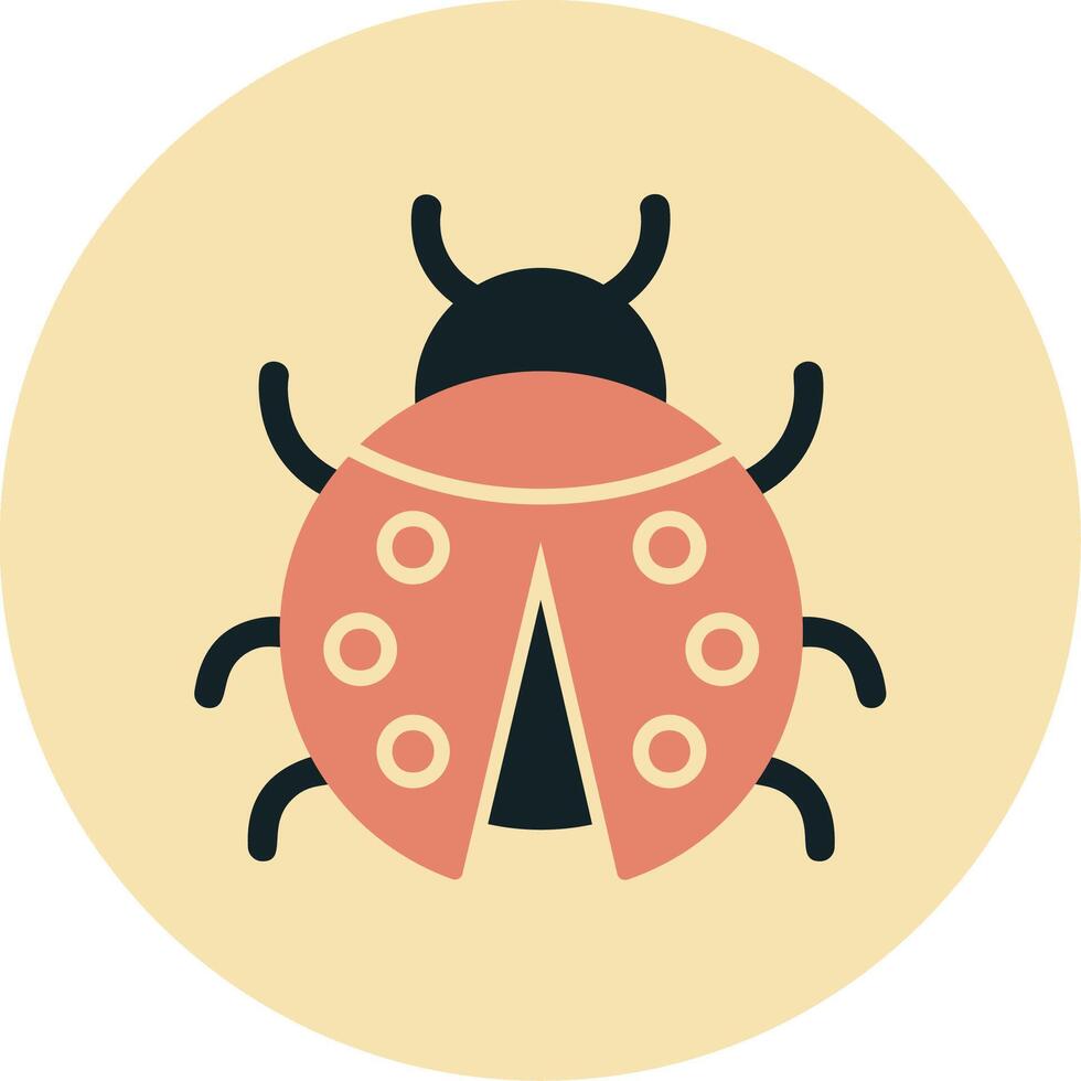 Ladybug Vector Icon