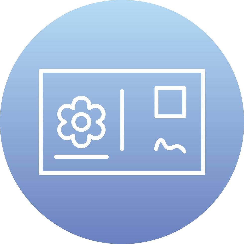 Postcard Vector Icon