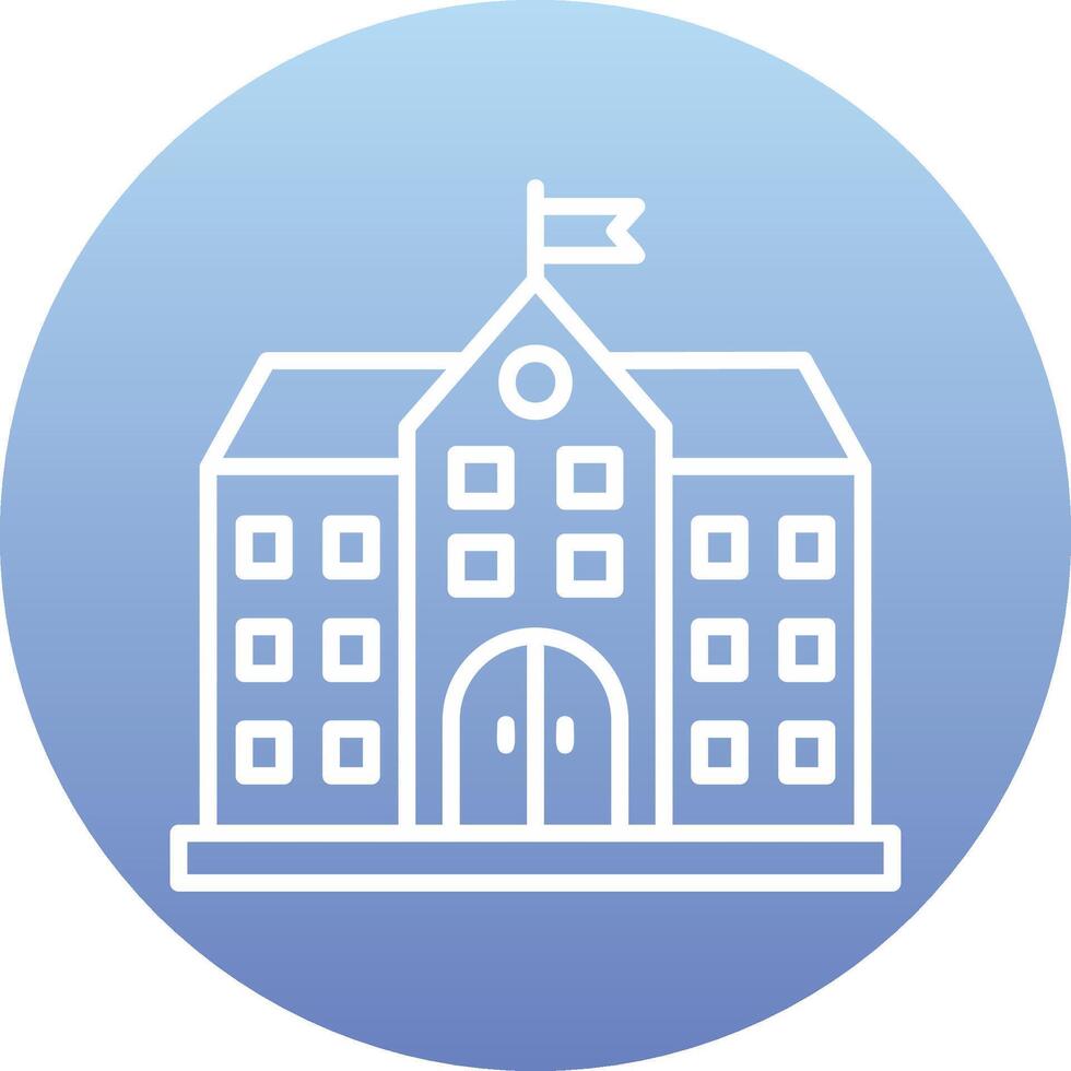 University Building Vector Icon