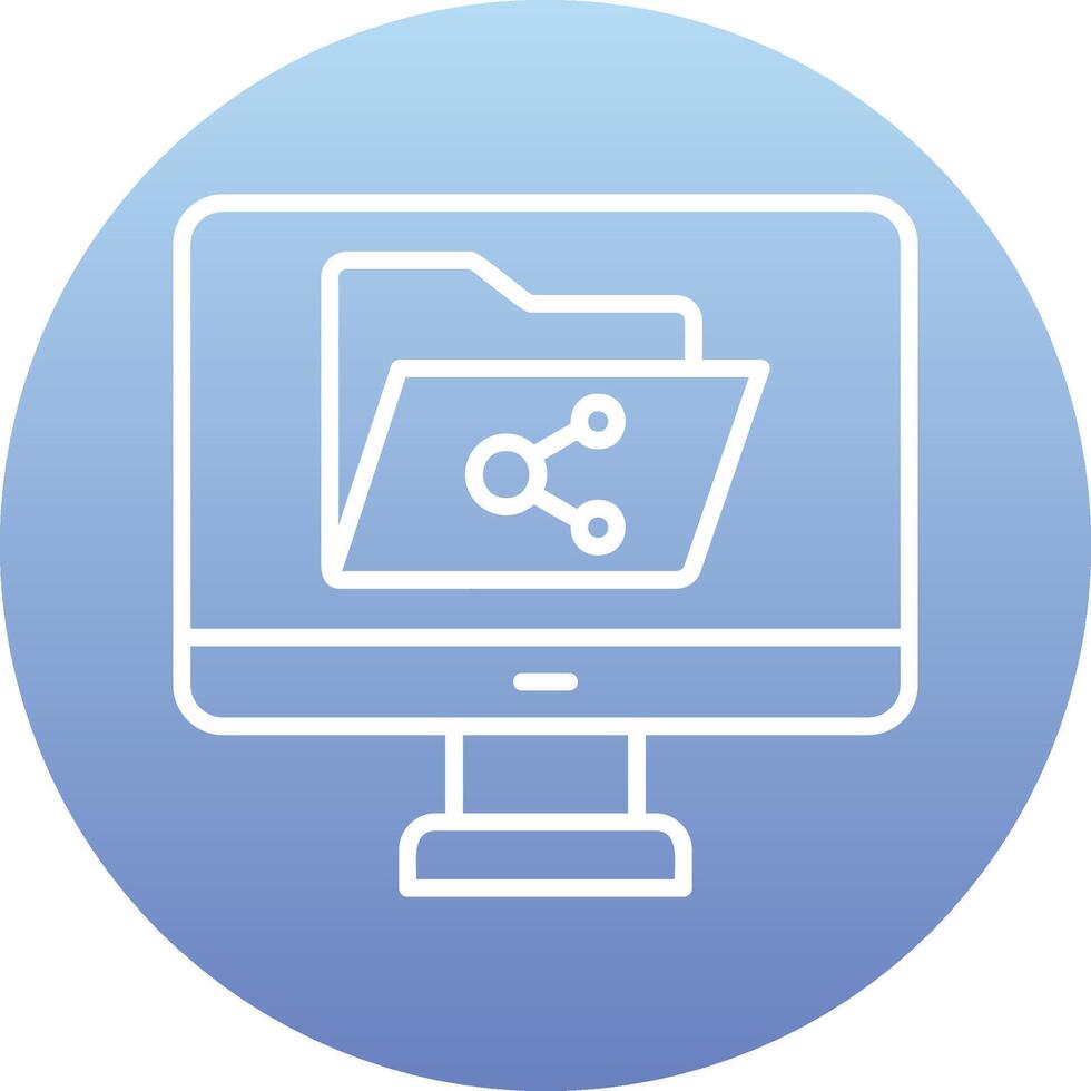File Sharing Vector Icon