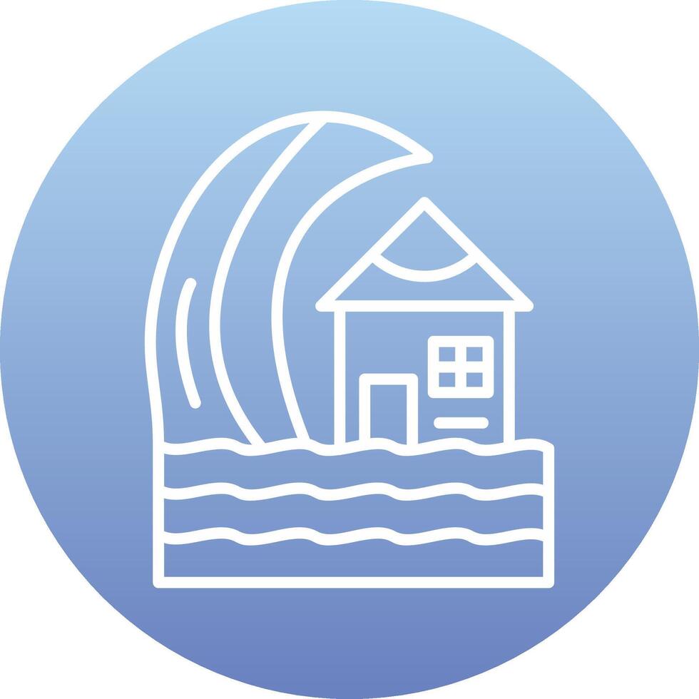Tsunami Vector Icon