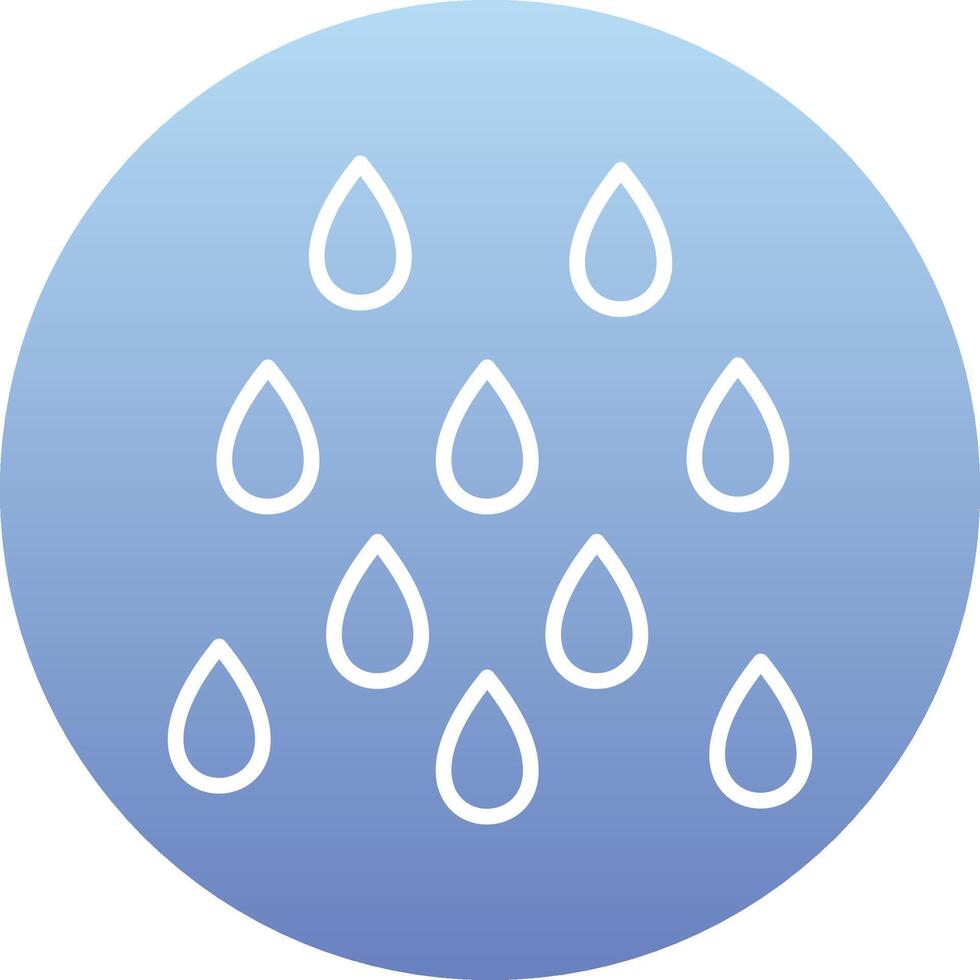 icono de vector de lluvia