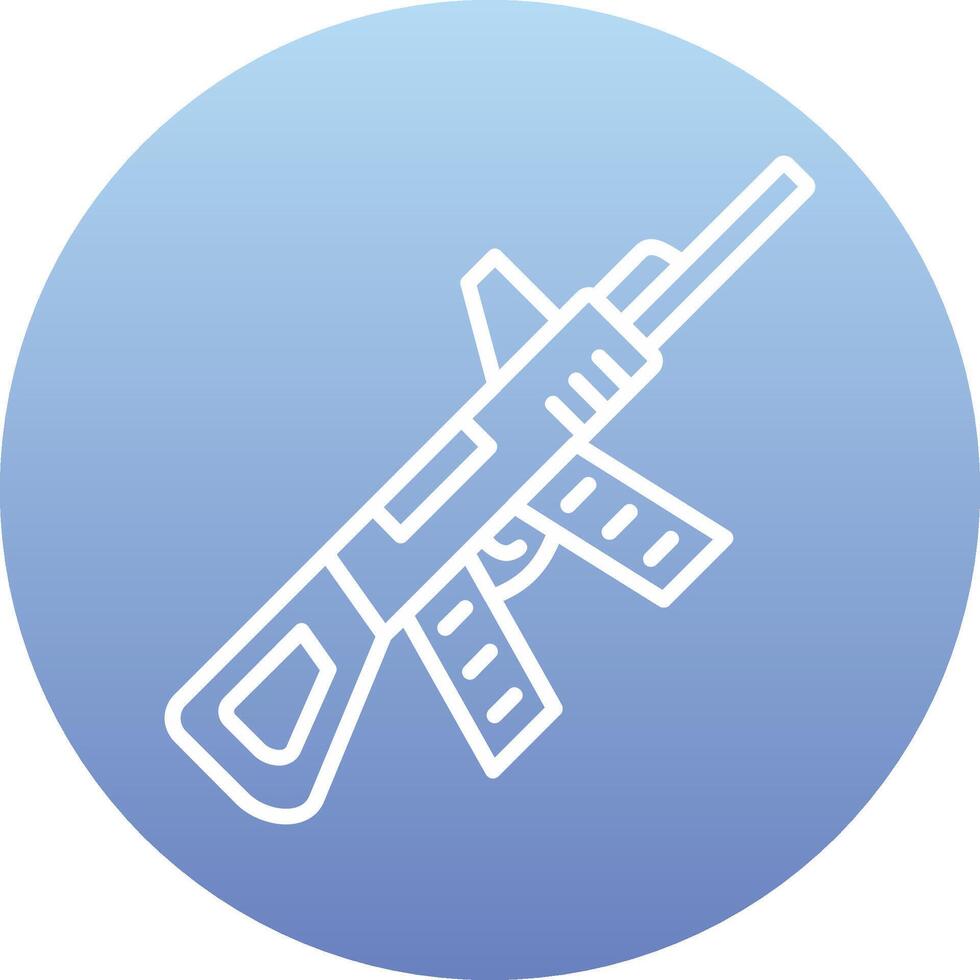 Machine Gun Vector Icon