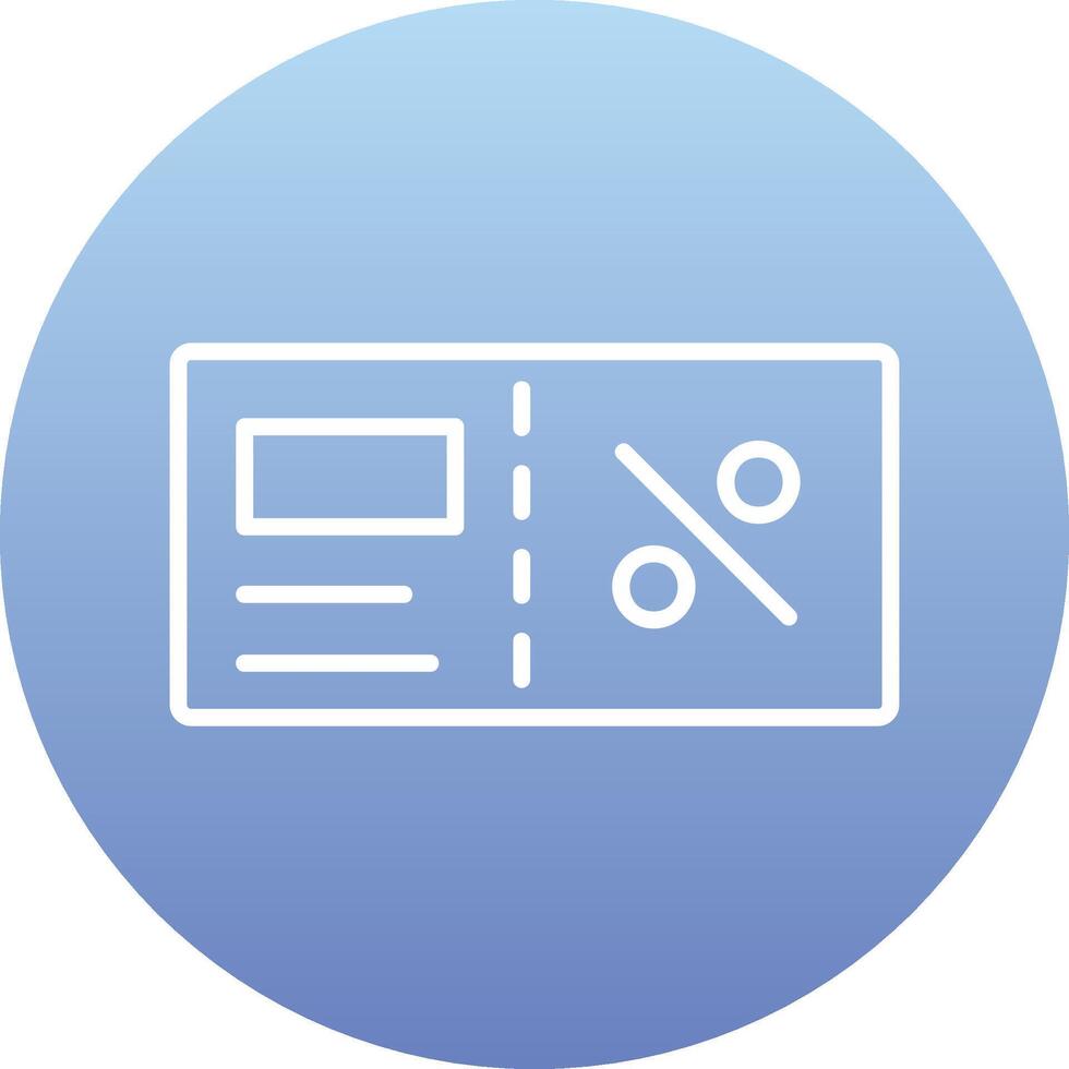 Voucher Black Friday Vector Icon