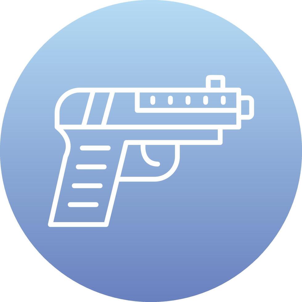 icono de vector de pistola