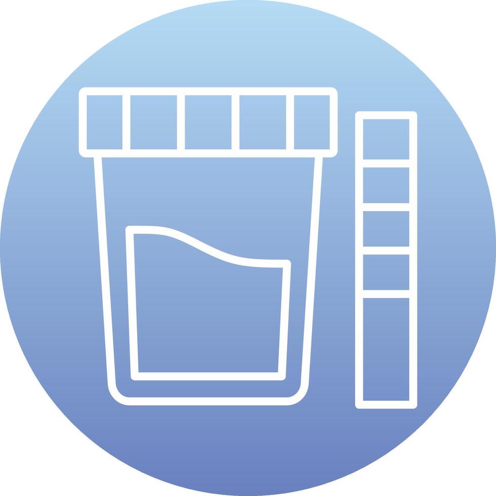 Urine Test Vector Icon