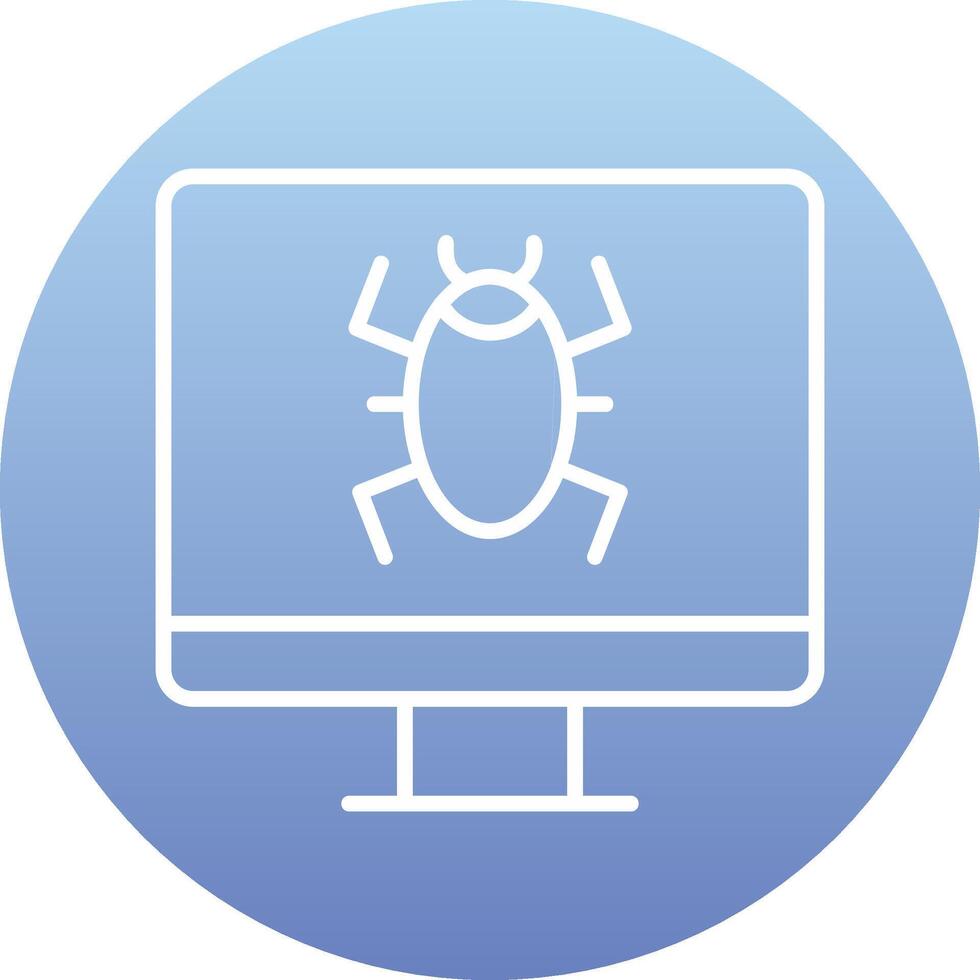 Computer Virus Vector Icon