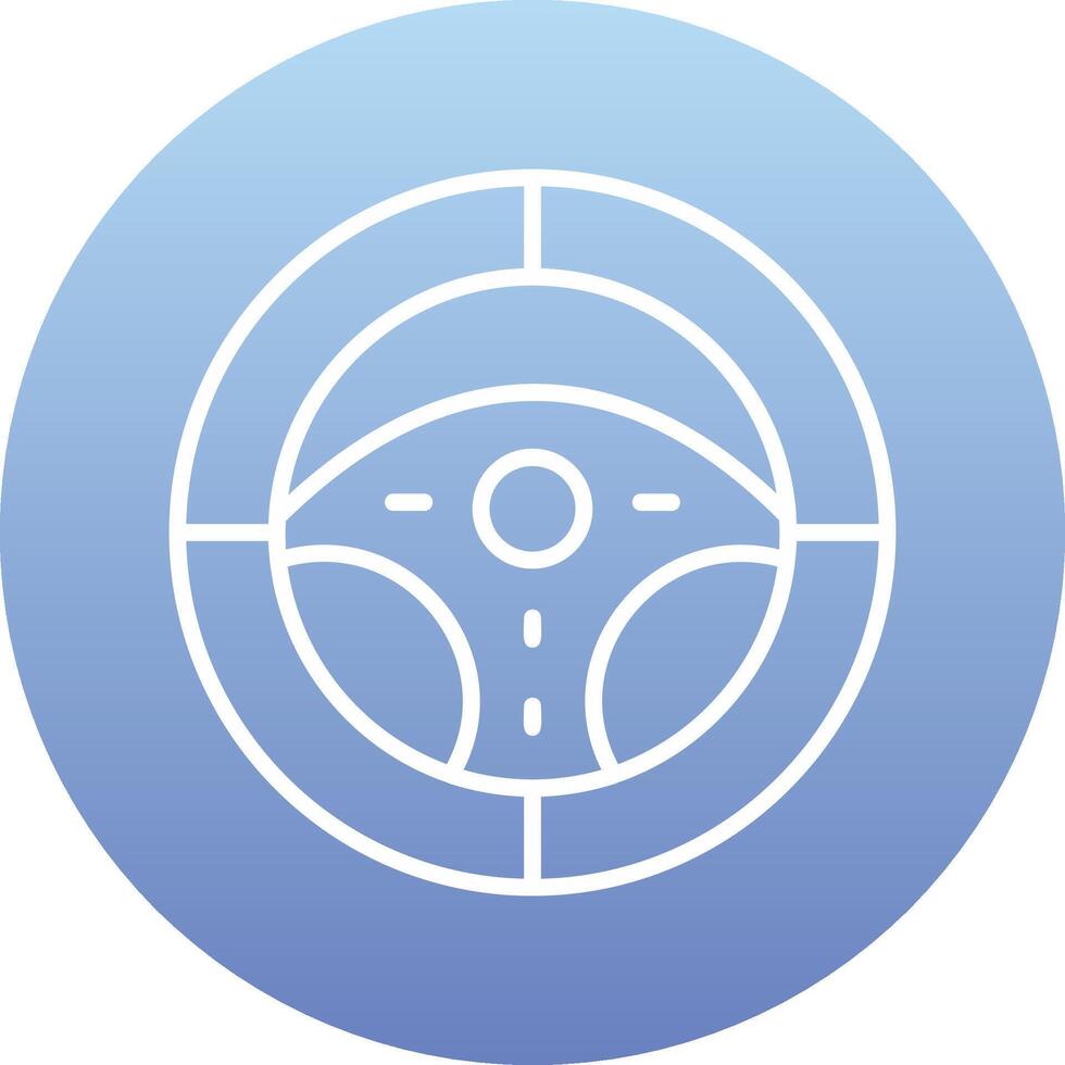 Steering Wheel Vector Icon