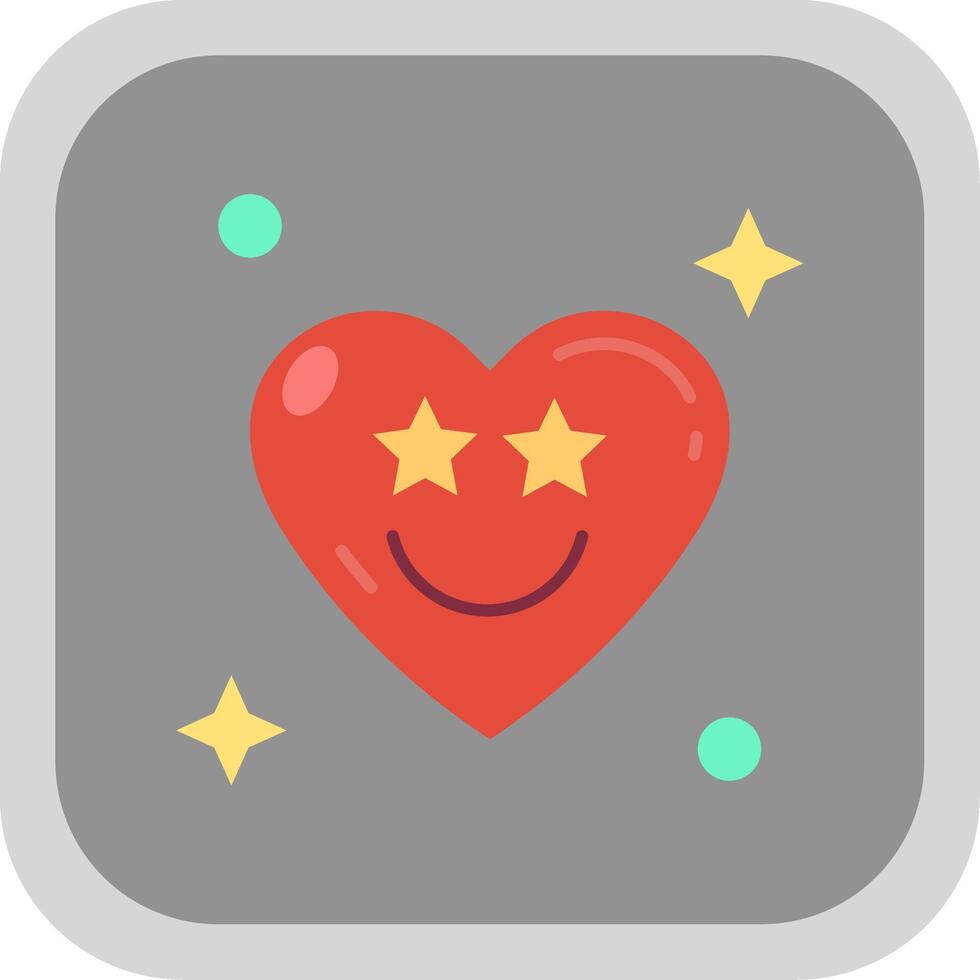 Famous Flat Round Corner Icon vector