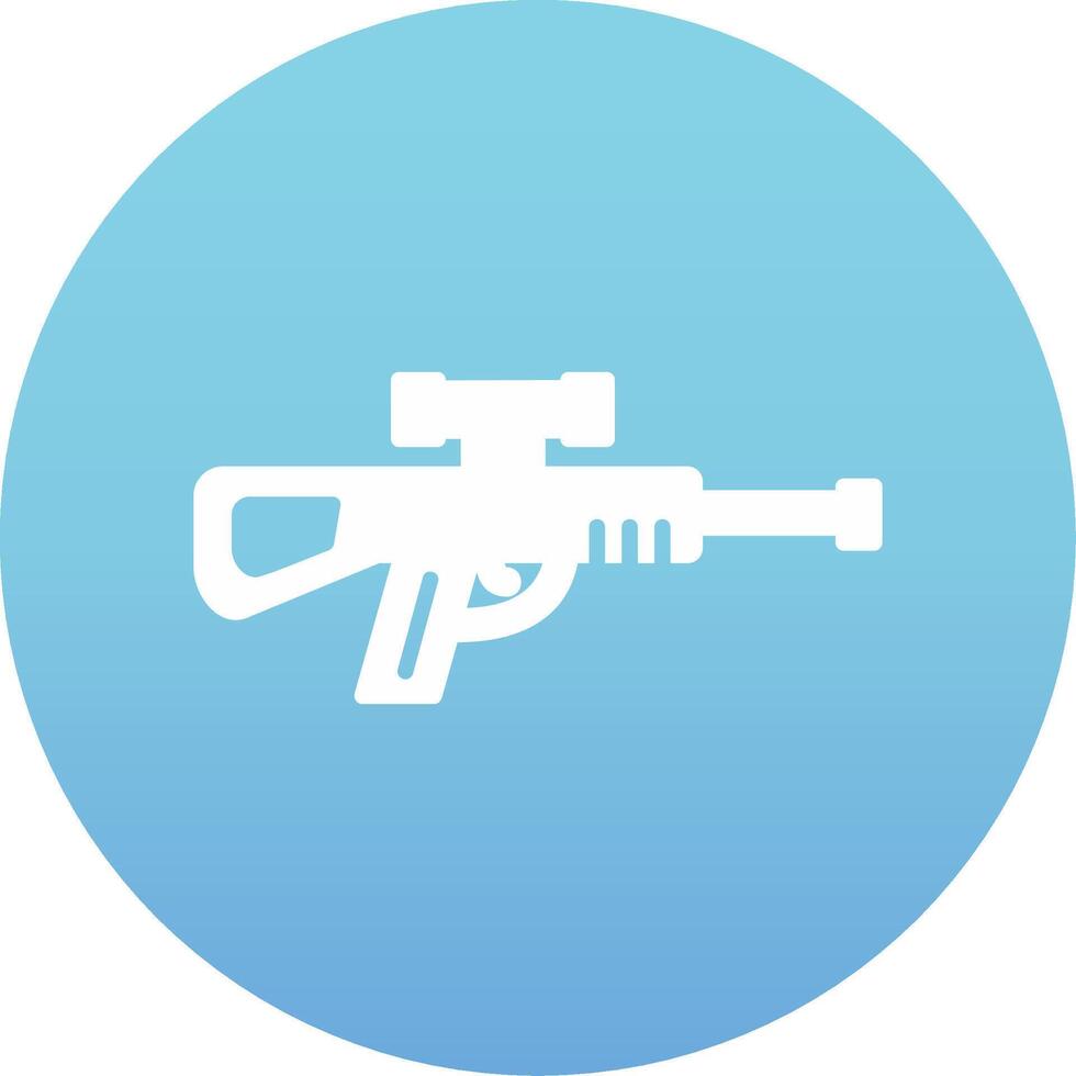 francotirador pistola vector icono
