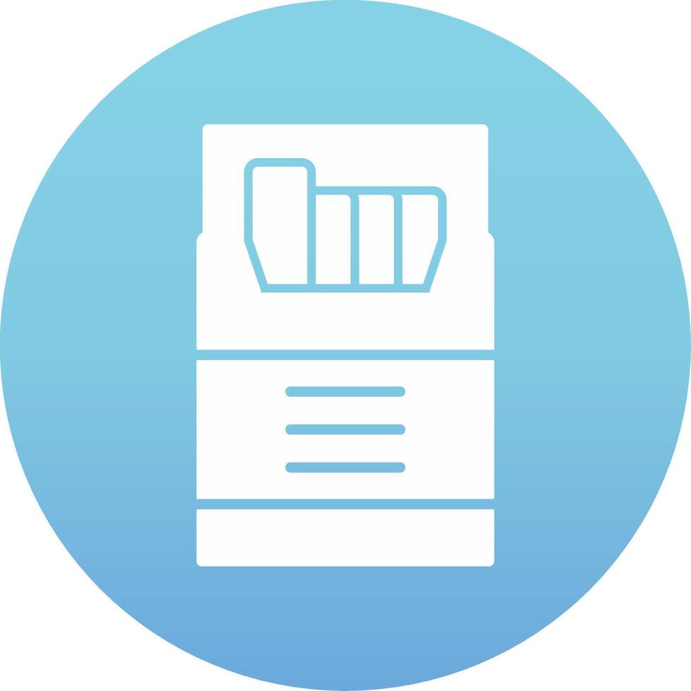 Cigarette Box Vector Icon
