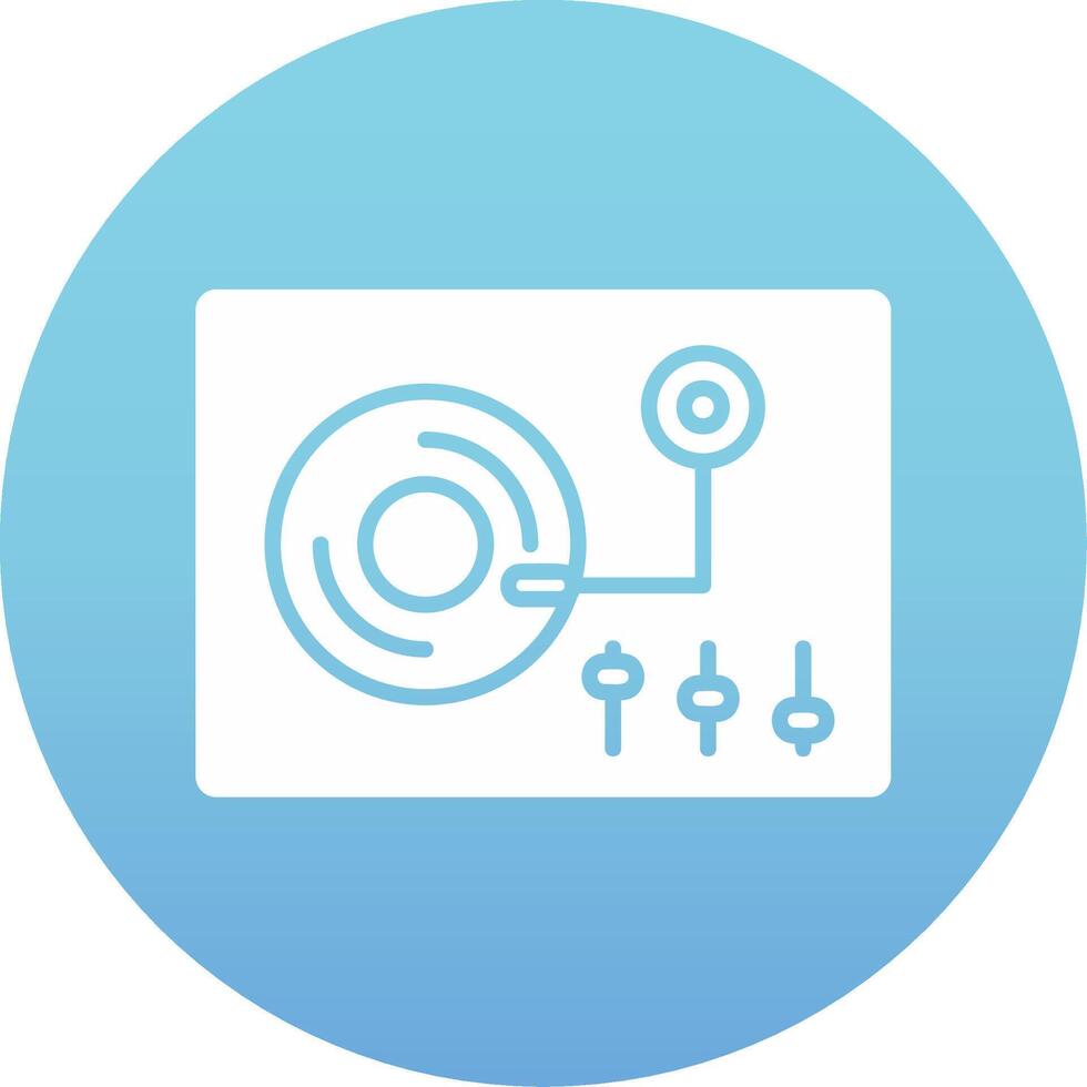 Turntable Vector Icon