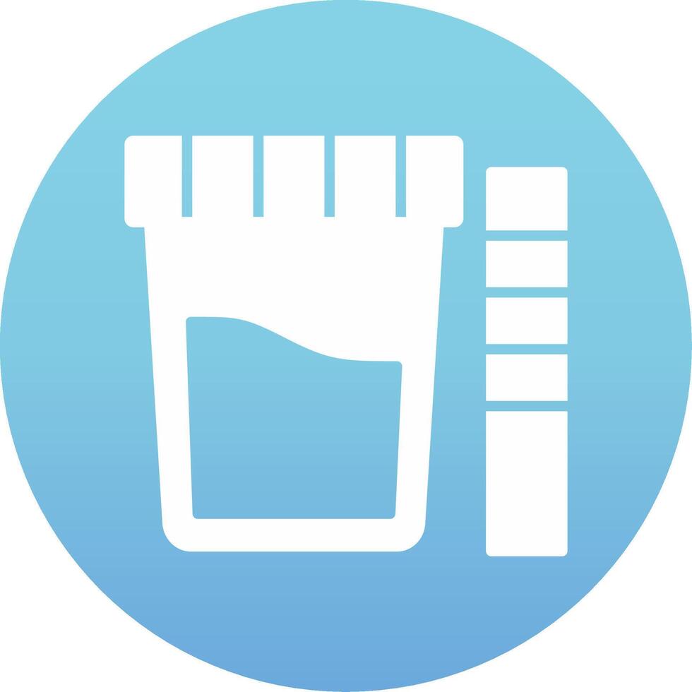 Urine Test Vector Icon