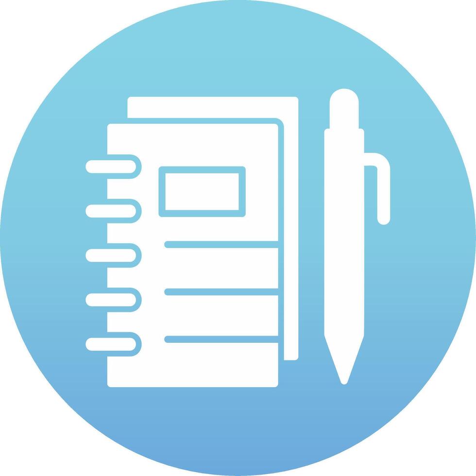 Notebook Vector Icon