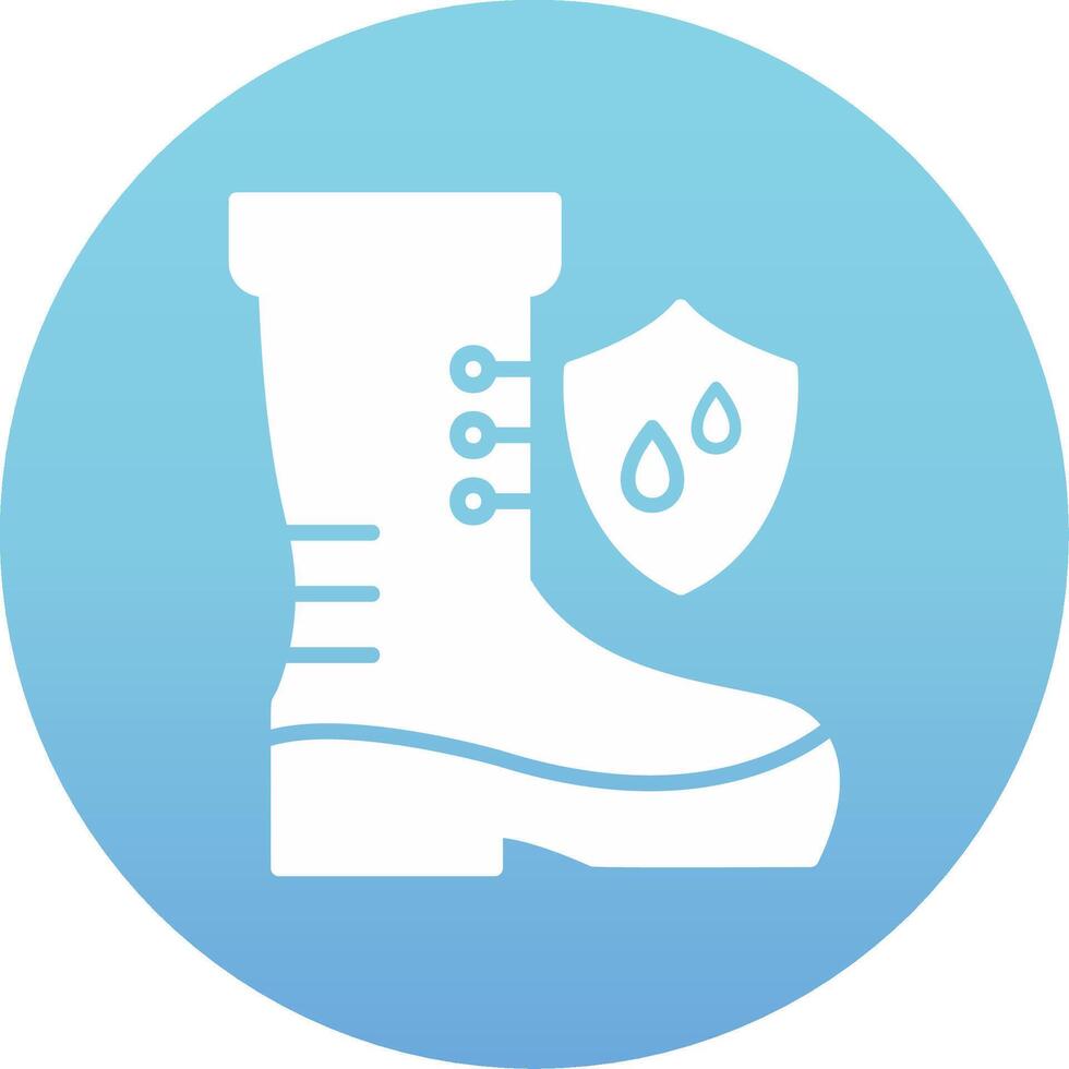 Waterproof Shoes Vector Icon