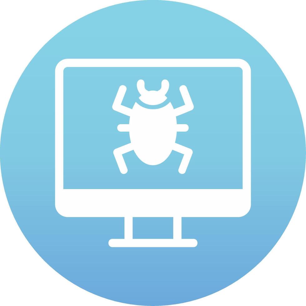 Computer Virus Vector Icon