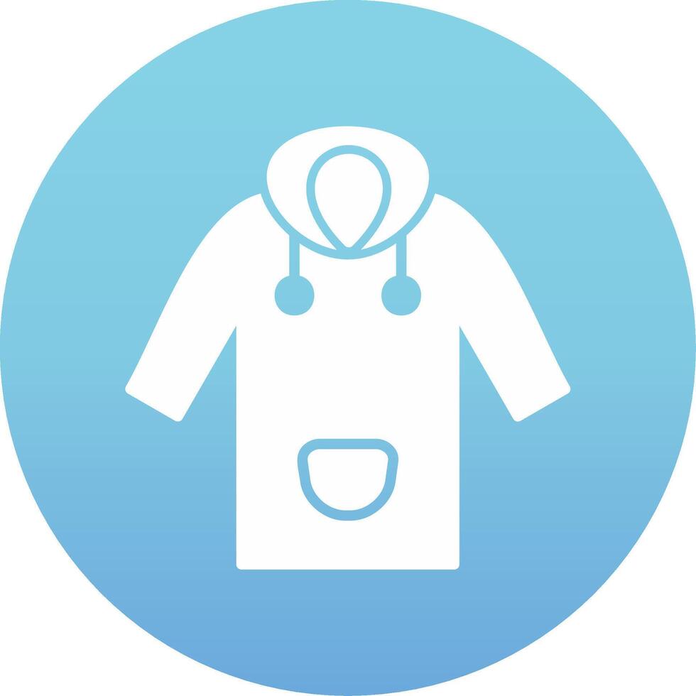 Raincoat Vector Icon