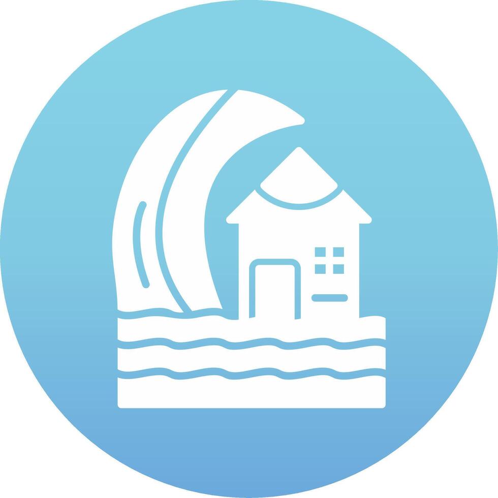 Tsunami Vector Icon
