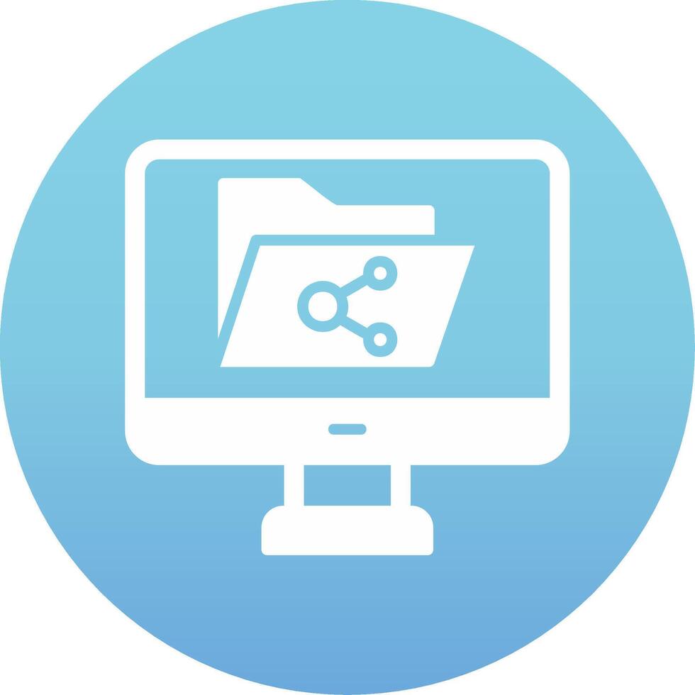 File Sharing Vector Icon