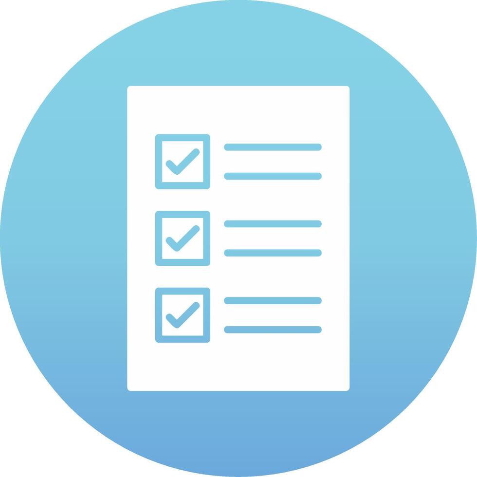 Check List Vector Icon