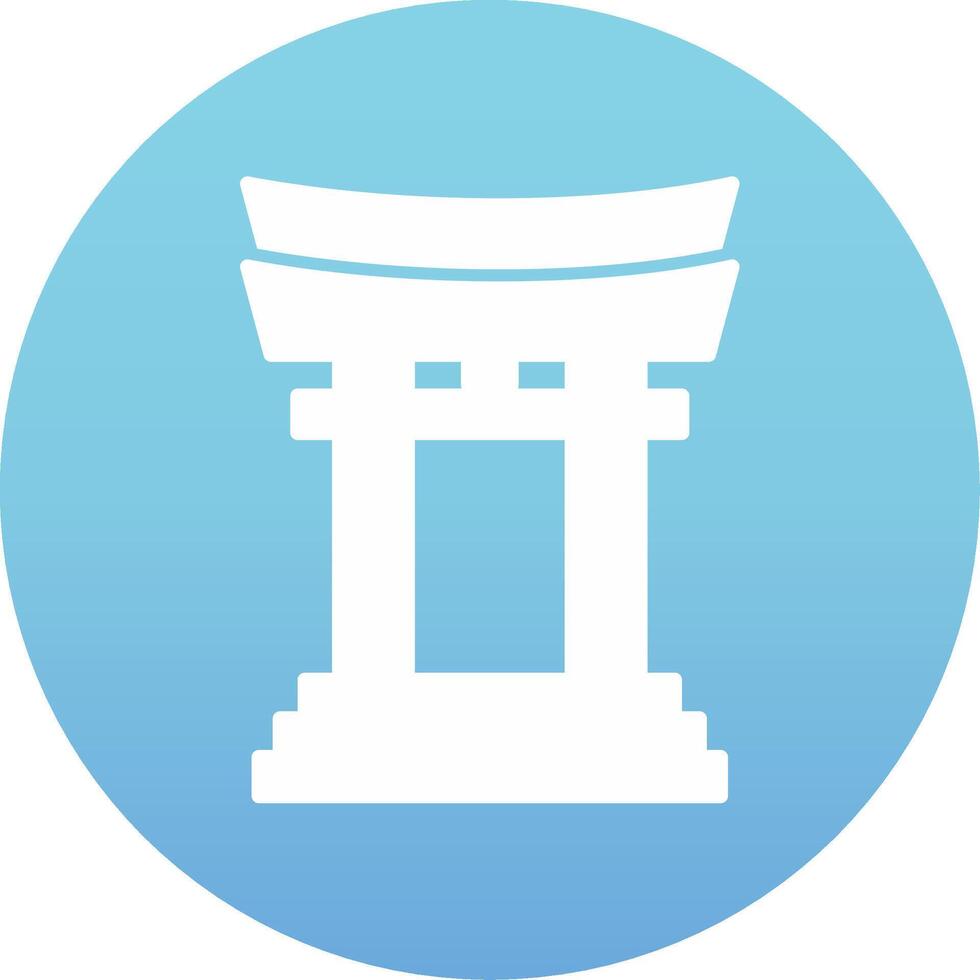 Torii Gate Vector Icon