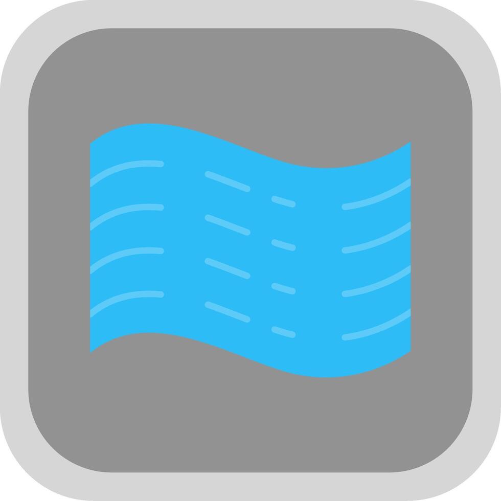 Haze Flat Round Corner Icon vector